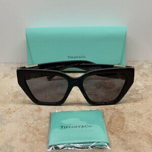 Tiffany & Co Sunglasses TF 4218 800181 Black Dark Grey Womens